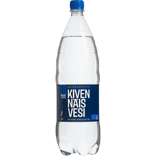 Kotimaista kevyesti hiilihapotettu kivennäisvesi 1,5 l kmp｜Kotimaista 淡碳酸矿泉水 1.5 l kmp