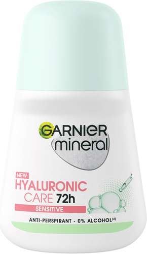 Garnier 矿物透明质酸护理72小时敏感肌止汗滚珠 50 ml