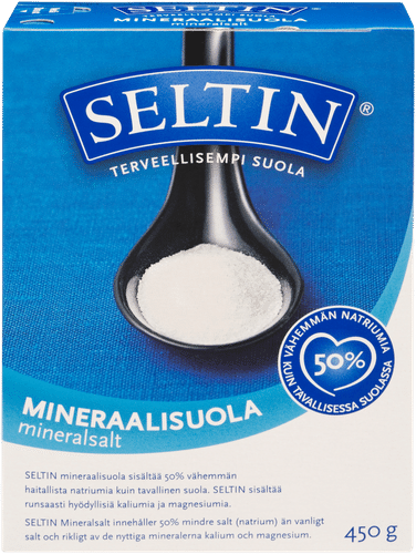Seltin 矿物盐 450g｜Seltin mineraalisuola 450g