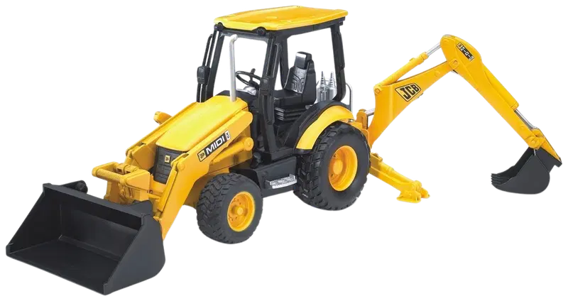 Bruder 玩具 JCB MIDI CX 挖掘拖拉机