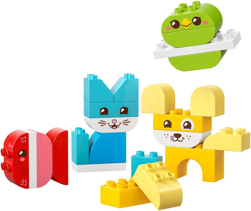 LEGO 得宝我的第一套10477可爱创意宠物三合一｜LEGO® DUPLO My First 10477 Söpöt luovat lemmikit 3in1