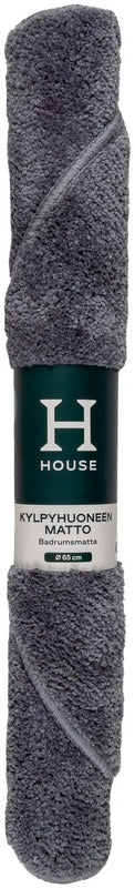 House 浴室地垫 Round 65厘米，深灰色