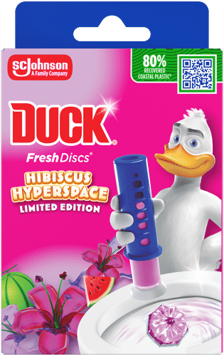 Duck 36毫升木槿花超空间马桶清新剂入门装