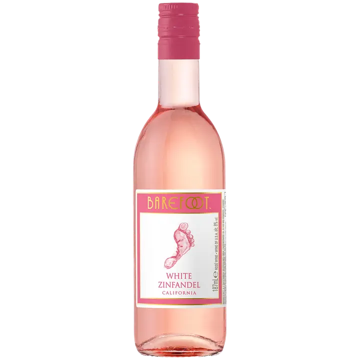 Barefoot white zinfandel roseeviini 8 til- % 0,187 l plo｜Barefoot 白仙粉黛玫瑰饮品 8 vol% 0.187 l plo