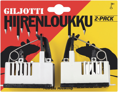 Berner Giljotti 2个捕鼠器