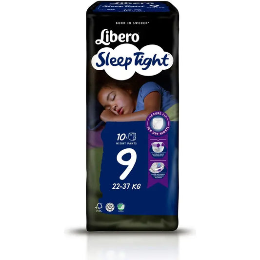 LIBERO SleepTight 9 10kpl 22-37kg｜Libero SleepTight 9 10 件 22-37 公斤