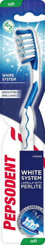 Pepsodent 白色系统软牙刷 去除牙渍 1 kpl