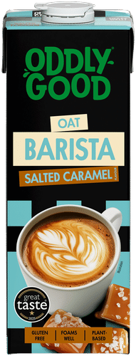 Oddlygood ® Barista燕麦饮 1升 焦糖味 UHT 无麸质｜Oddlygood® Barista kaurajuoma 1 l caramel UHT gluteeniton