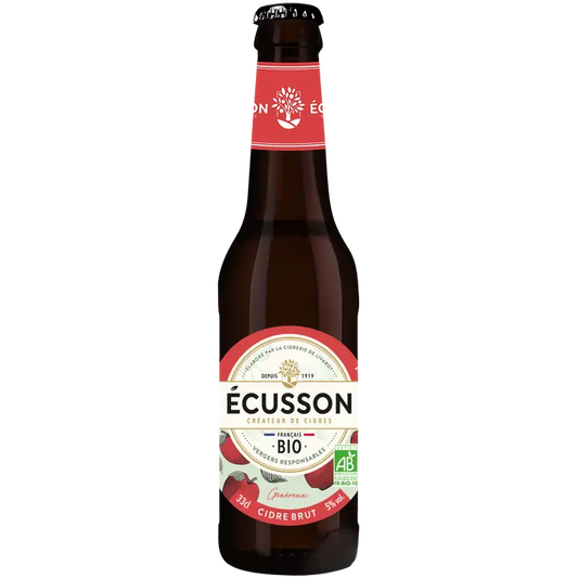Eclor Ecusson Bio Cidre Brut 5% 0,33l luomusiideri｜Eclor Ecusson Bio Cidre Brut 5% 0.33l 有机苹果饮品