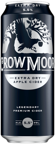 Crowmoor 特干苹果汁 5.5% 罐装 0,5 L