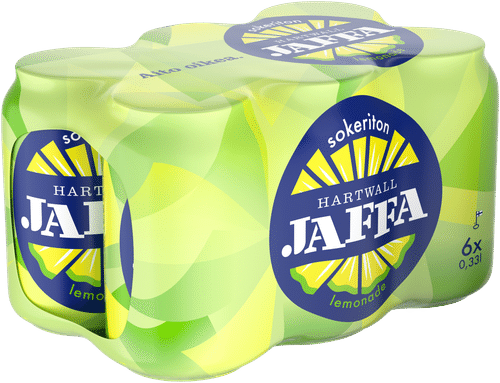 Hartwall Jaffa 6 x Hartwall Jaffa 柠檬水无糖汽水 0,33 l