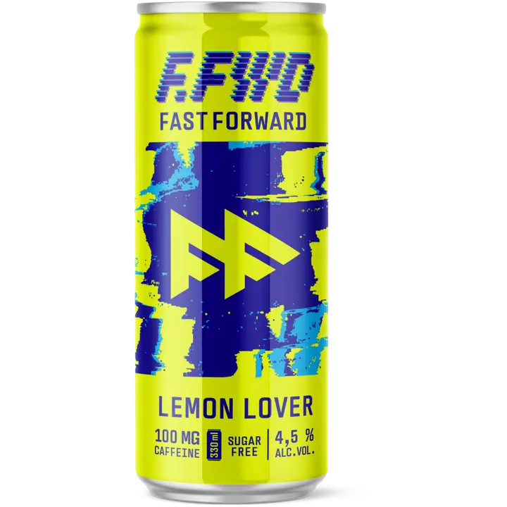 F.FWD Fast Forward Lemon Lover Sugar Free 4,5% 0,33L｜F.FWD Fast Forward 柠檬情人无糖 4.5% 0,33L