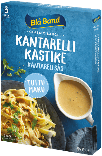 Blå Band 小酒馆牛肝菌酱 3x18克 低乳糖｜Blå Band Bistro Kantarellikastike 3x18g vähälaktoosinen