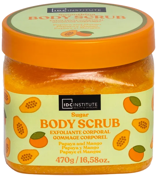 IDC Institute 木瓜芒果糖身体磨砂 470g｜IDC Institute Papaya & Mango sokerivartalokuorinta 470g