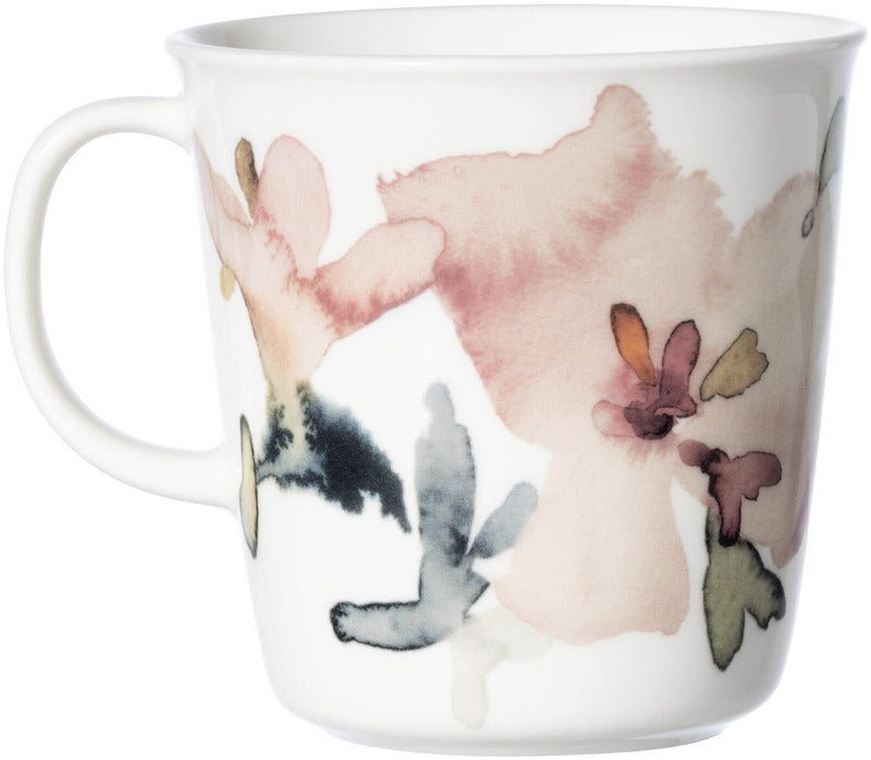 Pentik Hetki马克杯 0.3L 花朵 浅粉色｜Pentik muki Hetki 0,3 l kukka vaaleanpunainen