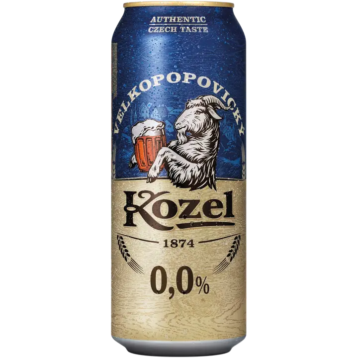 Velkopopovický Kozel non-alcoholic 0,0% 50cl tlk｜VELKOPOPOVICKY Velkopopovický Kozel 0度 0.0% 50cl tlk