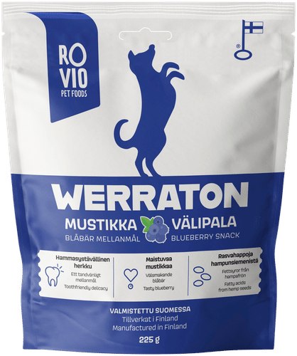 Werraton Mustikka Välipala koira 225g
