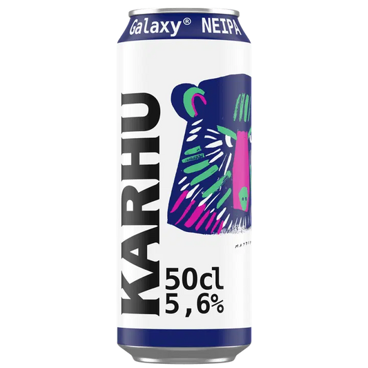 Karhu Galaxy NEIPA olut 5,6 % tölkki 0,5 L｜Karhu Galaxy NIPA 饮料 5.6% 罐装 0,5 L