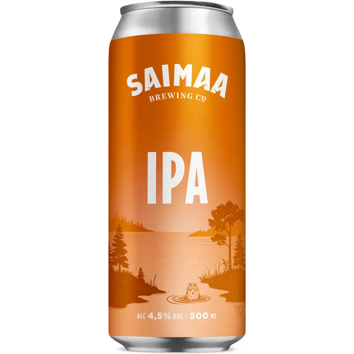 Saimaa IPA 4,5% olut 0,5l tölkki｜Saimaa IPA 4.5% 饮品 0.5l 罐装