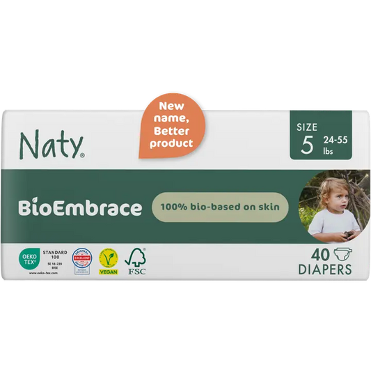 Naty teippivaippa Junior 5 40kpl 11-25kg｜Naty 胶带纸尿裤 Junior 5 40 片 11-25kg