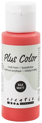Plus Color 手工艺颜料60毫升 红色