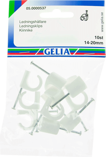 Gelia 电缆夹 TC 14-20mm 10个 白色