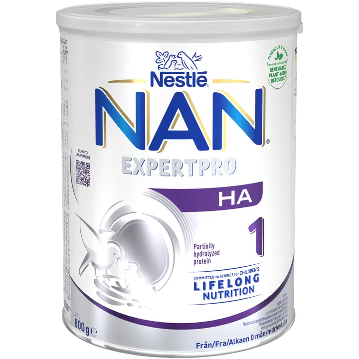 Nestlé NAN 婴幼儿奶粉 雀巢一段HA低敏 800g