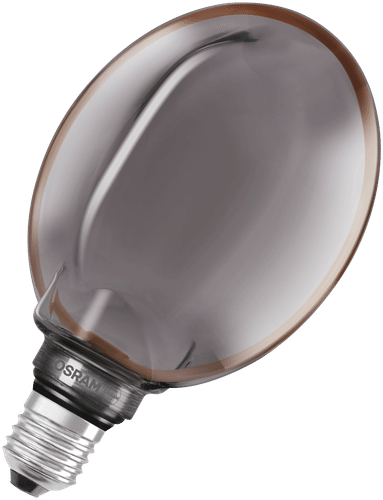 OSRAM LED装饰灯 Vintage 1906 Globe 130mm 4W 110lm 1800K E27 O型灯丝 烟灰色玻璃