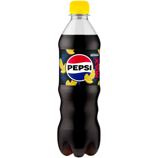 Pepsi Max Lemon virvoitusjuoma 0,5 l｜Pepsi MAX 柠檬软饮料 0,5 l