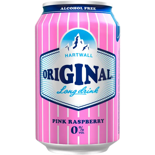 Hartwall Original Long Drink Pink Raspberry 0% 0,33 l｜Hartwall Original Long Drink 粉红覆盆子 0% 0,33 l
