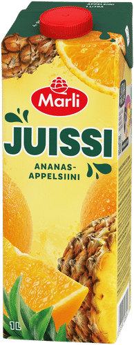 Marli Juissi Ananas-appelsiinimehujuoma 1 L｜Juissi Marli Juissi 菠萝橙汁饮料 1 L