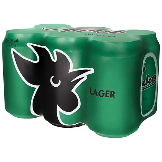 6 x Laitilan Kukko Lager 4,7 til-% 0,33L olut｜Laitilan 6 x Laitila Kukko 饮料 4.7 vol% 0.33L 饮料