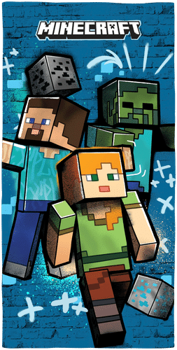 Minecraft 儿童浴巾 70x140 cm