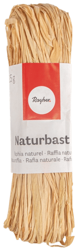 Rayher Hobby 天然拉菲草，天然，束 25 g