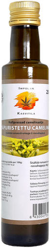 Impolan kasvitila 冷压亚麻荠油 250 ml｜Impolan Kasvitila kylmäpuristettu camelinaöljy 250 ml