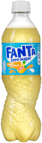 Fanta Zero菠萝西柚汽水 塑料瓶装 0,5 L