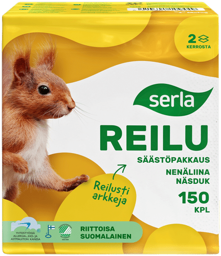 Serla Reilu纸巾 150kpl