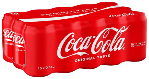 Coca-Cola 15罐装可口可乐原味汽水 0,33 L