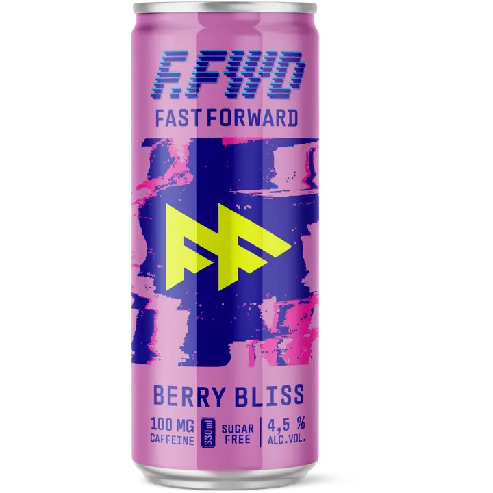 F.FWD Fast Forward Berry Bliss Sugar Free 4,5% 0,33L｜F.FWD Fast Forward 浆果极乐无糖 4.5% 0,33L