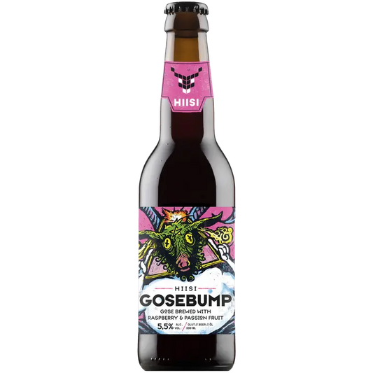 HIISI Gosebump Raspberry & Passionfruit Gose 5,5%｜HIISI Gosebump 覆盆子和百香果 Gose 5.5%