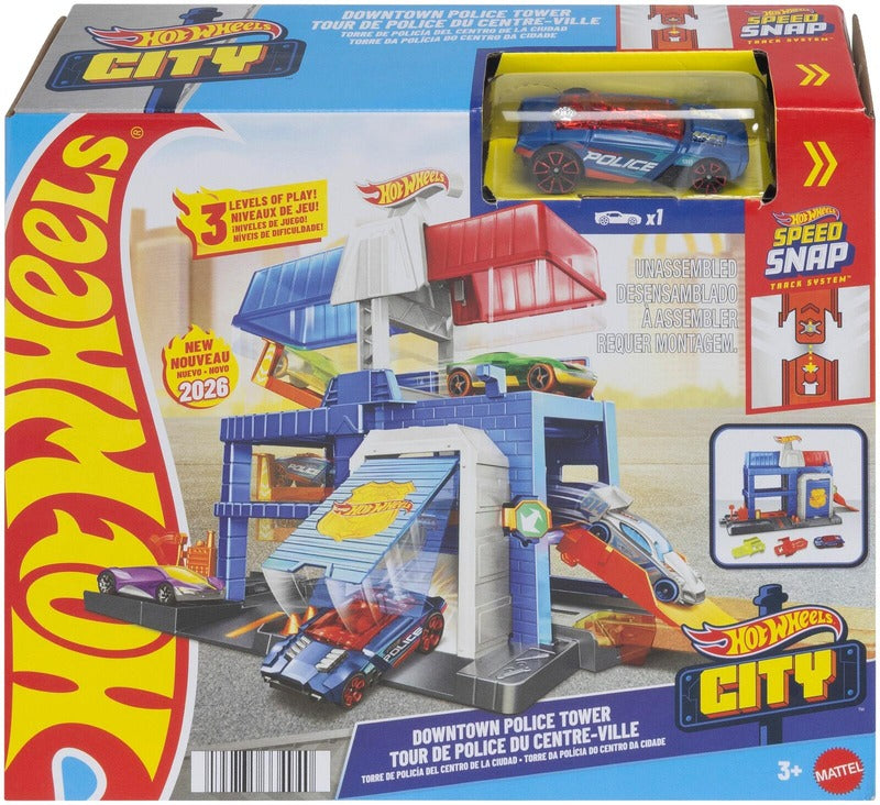 Hot Wheels 城市市中心警察局｜Hot Wheels City Downtown poliisiasema