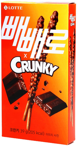 Lotte Pepero Keksitikku Crunky 39g｜Lotte Pepero Crunky饼干棒 39g