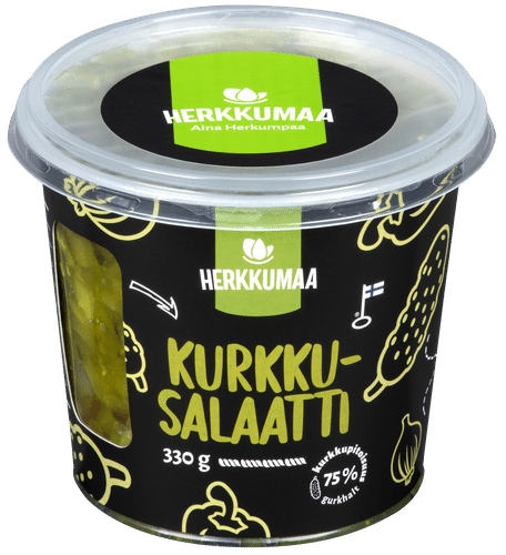 Herkkumaa Kurkkusalaatti 330g