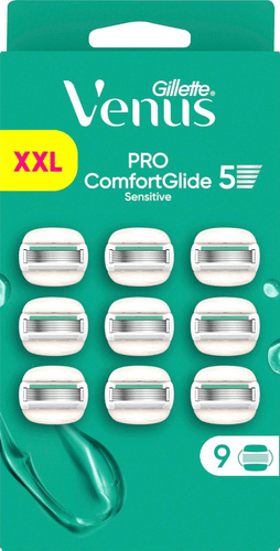 Gillette Venus Pro ComfortGlide Sensitive 9片刀头