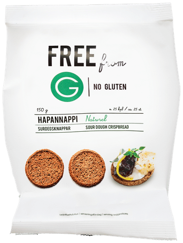 FREE from G Gluteeniton Hapannappi Naturel 150g｜Free From G 无麸质酸味糖 原味 150g
