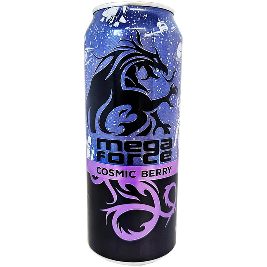 Megaforce Cosmic Berry sokeriton energiajuoma 0,5l｜Megaforce 宇宙莓果无糖能量饮料 0,5l