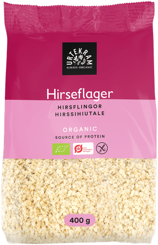 URTEKRAM Luomu Gluteeniton Hirssihiutale 400g｜Urtekram 有机无麸质小米片 400g