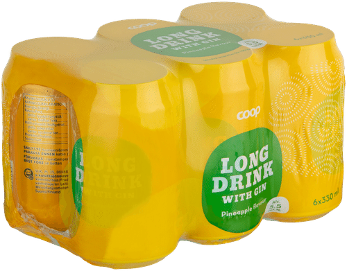 Coop 6 x Coop菠萝5.5% 0.33L菠萝味长饮