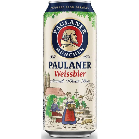 Paulaner Weissbier Munich Wheat Beer 5,5% 0,5l oluttölkki｜Paulaner Weissbier 慕尼黑小麦饮品 5.5% 0.5l 罐装