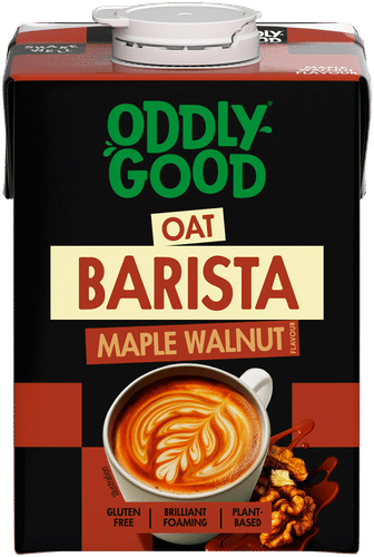 Oddlygood ® Barista燕麦饮 0.5升 枫糖核桃味 UHT 无麸质｜Oddlygood® Barista kaurajuoma 0,5 l maple walnut UHT gluteeniton